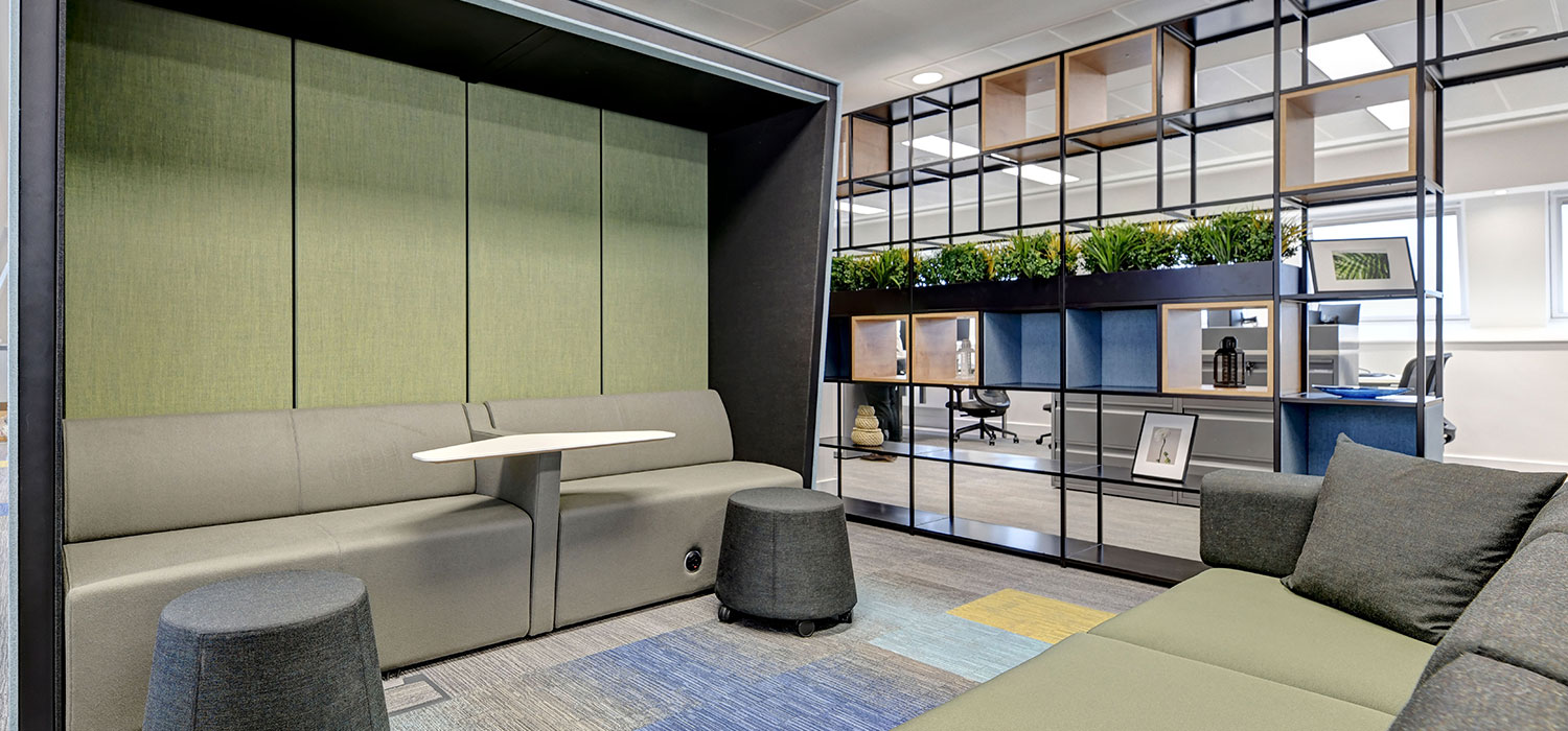 Office Design Goals- Increased Collaborative spaces.